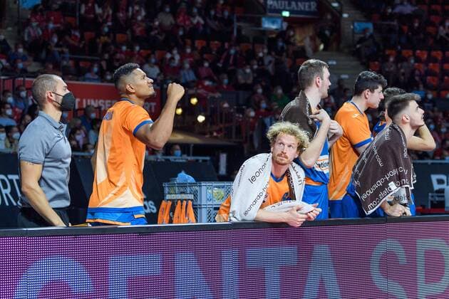 Per Guenther ratiopharm Ulm, 6 on Ulm bench FC Bayern Muenchen vs ratiopharm Ulm, Basketball, BBL, 1 matchday, 2021 2022 season, 26 09 2021 FC Bayern Muenchen vs ratiopharm Ulm, Basketball, BBL, 1 matchday, 2021 2022 season, 26 09 2021 Muenchen. Copyright: xEibnerxPressefotox xHeikexFeinerx EP_HFR