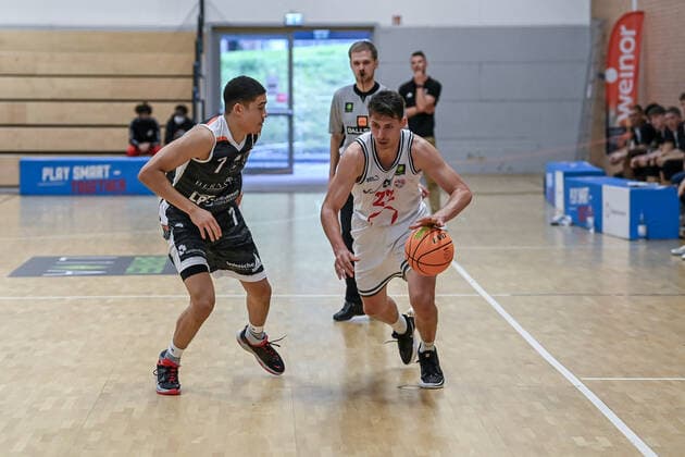 Barmer 2 Basketball Bundesliga ProB, Rheinstars Koeln vs BSW Sixers, 26 09 2021 Valentin Blass RheinStars Koeln 22 , Barmer 2 Basketball Bundesliga ProB, Rheinstars Koeln vs BSW Sixers on 26 09 2021 at the ASV Koeln in Koeln North Rhine-Westphalia Copyright: xBEAUTIFULxSPORTS Mueller-Laschetx