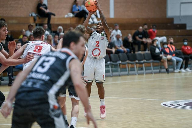 Barmer 2 Basketball Bundesliga ProB, Rheinstars Koeln vs BSW Sixers, 26 09 2021 Vincent Lamont Golson Jr RheinStars Koeln 2 , Barmer 2 Basketball Bundesliga ProB, Rheinstars Koeln vs BSW Sixers on 26 09 2021 at ASV Koeln in Koeln Nordrhein Westfalen Copyright: xBEAUTIFULxSPORTS Mueller-Laschetx