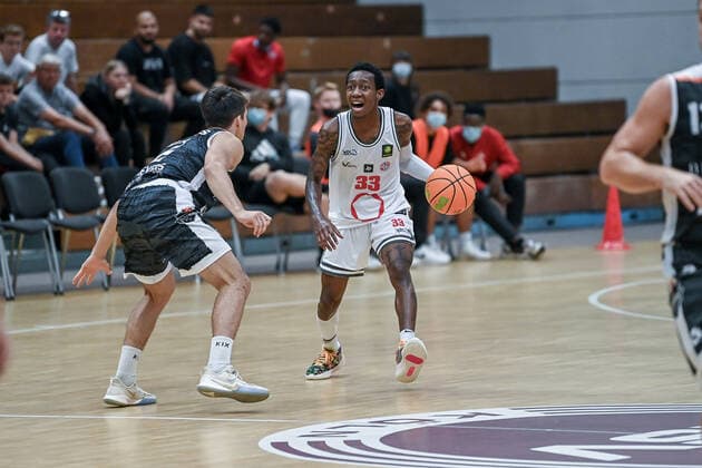 Barmer 2 Basketball Bundesliga ProB, Rheinstars Koeln vs BSW Sixers, 26 09 2021 John Joseph Saigge RheinStars Koeln 33 , Barmer 2 Basketball Bundesliga ProB, Rheinstars Koeln vs BSW Sixers on 26 09 2021 at the ASV Koeln in Koeln North Rhine-Westphalia Copyright: xBEAUTIFULxSPORTS Mueller-Laschetx
