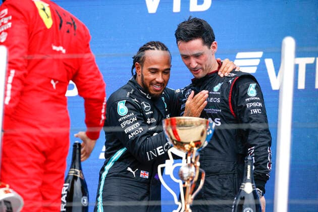 HAMILTON Lewis (gbr), Mercedes AMG F1 GP W12 E Performance, portrait portrait during the Formula 1 VTB Russian Grand Prix 2021, 15th round of the 2021 FIA Formula One World Championship, WM, Weltmeisterschaft from September 24 to 26, 2021 on the Sochi Autodrom, in Sochi, Russia - Photo DPPI FORMULE 1 : Grand prix de Russie - Sotchi - 26 09 2021 DPPI PANORAMIC  00121032_F12021GP15RUS_JK184682