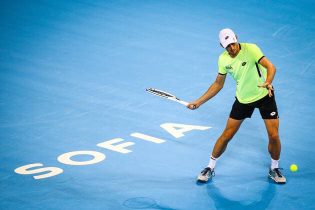 Tennis - Sofia Open 2021 - John MILLMAN (AUS) vs. Mikael YMER (SWE) - 28.09.2021 Â Copyright: xYulianxTodorovx