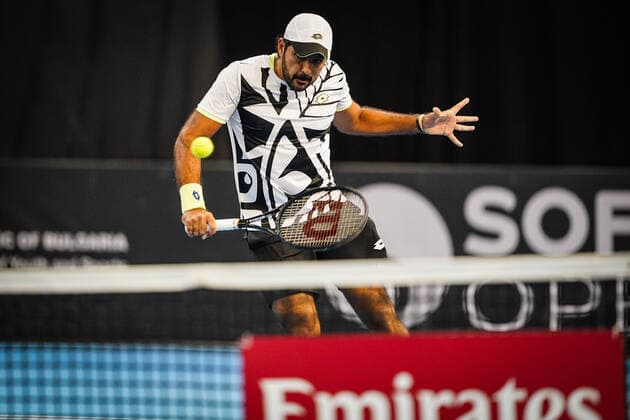 Tennis - Sofia Open 2021 - Rohan Bopanna (IND) Aisam-Ul-Haq Qureshi (PAK) vs. Oliver Marsch (AUT) Philipp Oswald - 28.09.2021 Â Copyright: xYulianxTodorovx