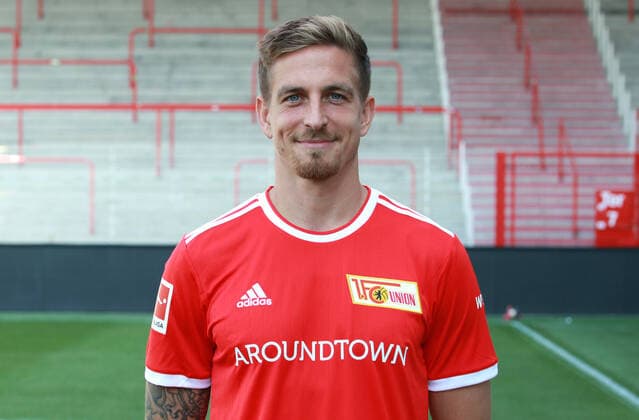Bastian Oczipka Sport Football Soccer Bundesliga Men DFL Porträttermin Season 2020 2021 08 2021 1 FC Union Berlin FCU squad, introduction, presentation, press appointment, portrait portrait