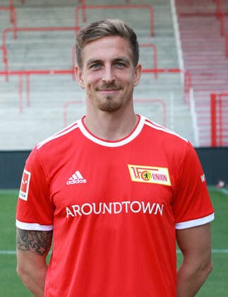 Bastian Oczipka Fußball Fussball Bundesliga Herren DFL Porträttermin Saison 2020 2021 08.2021 1.FC Union Berlin FCU Kader, Vorstellung, Präsentation, Pressetermin, Portrait Porträt *** Bastian Oczipka Sport Football Soccer Bundesliga Men DFL Porträttermin Season 2020 2021 08 2021 1 FC Union Berlin FCU squad, introduction, presentation, press appointment, portrait portrait
