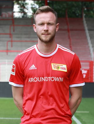 Cedric Teuchert Fußball Fussball Bundesliga Herren DFL Porträttermin Saison 2020 2021 08.2021 1.FC Union Berlin FCU Kader, Vorstellung, Präsentation, Pressetermin, Portrait Porträt *** Cedric Teuchert Sport Football Soccer Bundesliga Men DFL Porträttermin Season 2020 2021 08 2021 1 FC Union Berlin FCU squad, introduction, presentation, press event, portrait portrait