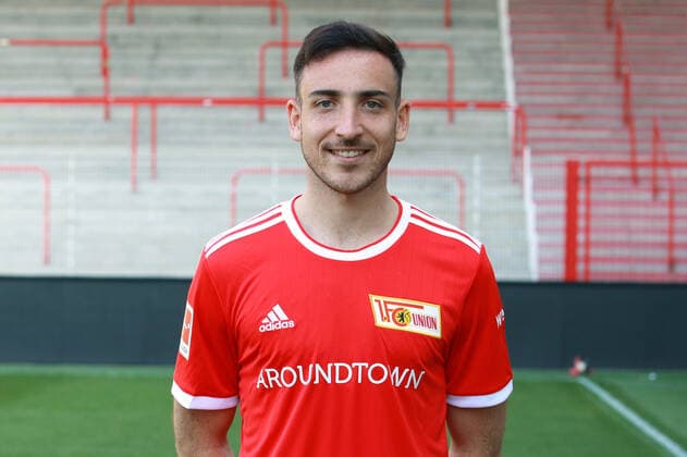 Kevin Möhwald Sport Football Soccer Bundesliga Men DFL Porträttermin Season 2020 2021 08 2021 1 FC Union Berlin FCU Squad, Presentation, Presentation, Press Event, Portrait Portrait