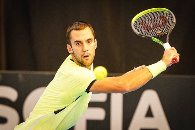 Tennis - Sofia Open 2021 - Pedro Martinez (ESP) vs. Laslo Djere (SRB) - 28.09.2021 Â Copyright: xYulianxTodorovx
