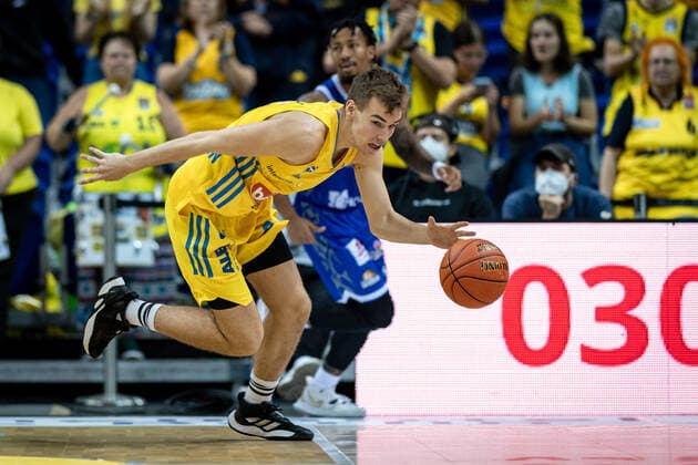 Basketball Berlin 28 09 2021 Season 2021 2022 1 Bundesliga easyCredit BBL Alba Berlin Skyliners Frankfurt Malte Delow Alba Berlin, No 06
