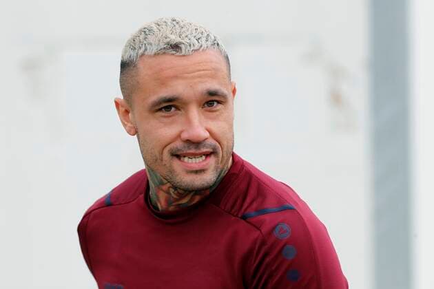 ANTWERPEN, BELGIUM - SEPTEMBER 29 : Radja Nainggolan defender of Antwerp FC during the press conference, PK, Pressekonferenz and training session the day before the Europa League Group D game between Royal Antwerp and Eintracht Frankfurt on September 29, 2021 in Antwerpen, Belgium, 29 09 2021 ( Antwerp FC v Eintracht Frankfurt - Europa League Day_1 PhotoNews Panoramic 