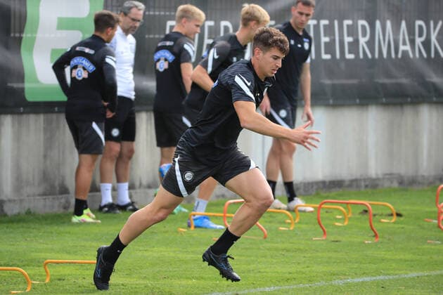 SOCCER - UEFA EL, Sturm vs Eindhoven GRAZ,AUSTRIA,29.SEP.21 - SOCCER - UEFA Europa League, group stage, SK Sturm Graz vs PSV Eindhoven, preview, training Sturm. Image shows Ivan Ljubic (Sturm).  GEPAxpictures xMarioxBuehner