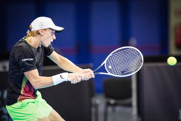 Tennis - Sofia Open 2021 - Emil RUUSUVUORI (FIN) vs. James DUCKWORTH (AUS) - 29.09.2021 Â Copyright: xYulianxTodorovx