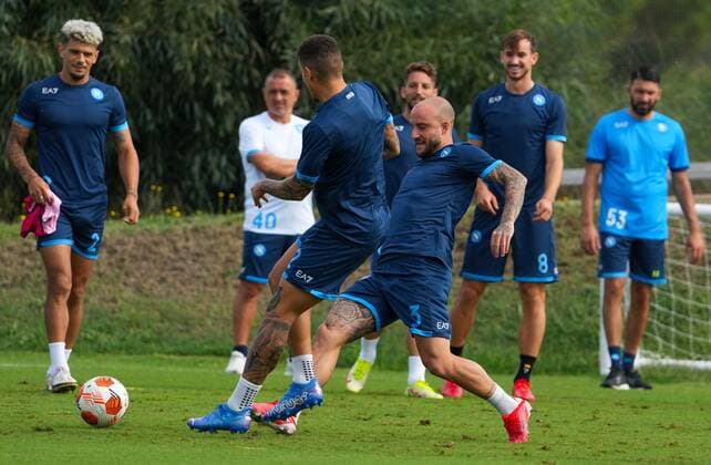 Football, EL, SSC Napoli, Training