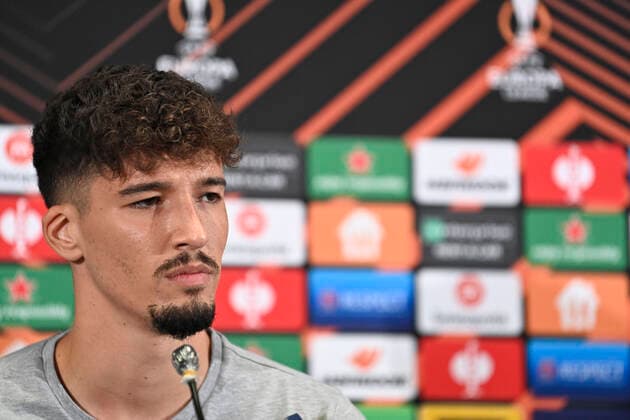 Goalkeeper Altay Bayindir of Fenerbahce SK during the press conference, PK, Pressekonferenz and training session the day before the Europa League Group D game between Fenerbahce and Olympiakos on September 29, 2021 in Istanbul , Turkey. 