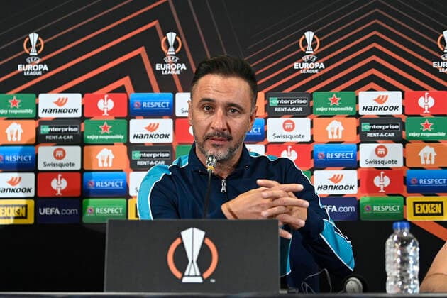 Fußball, EL, Fenerbahce Istanbul Pressekonferenz Coach Vitor Pereira of Fenerbahce SK during the press conference, PK, Pressekonferenz and training session the day before the Europa League Group D game between Fenerbahce and Olympiakos on September 29, 2021 in Istanbul , Turkey. 