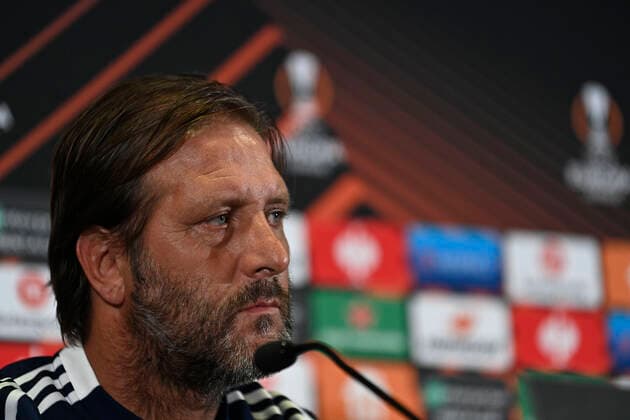 Coach Pedro Martins of Olympiakos during the press conference, PK, Pressekonferenz and training session the day before the Europa League Group D game between Fenerbahce and Olympiakos on September 29, 2021 in Istanbul , Turkey. 
