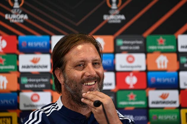 Football, EL, Olympiakos Piraeus, Press conference
