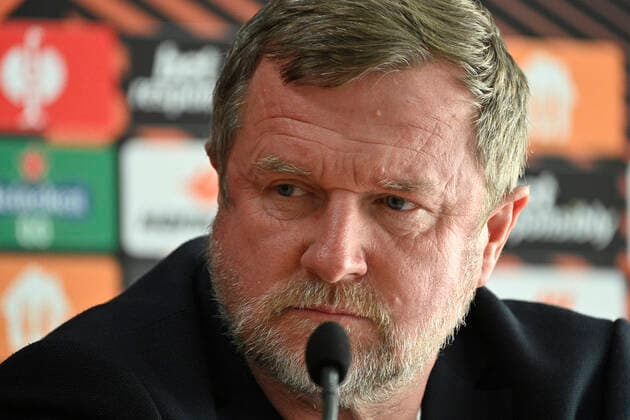Pavel Vrba, coach of Sparta, speaks during a press conference, PK, Pressekonferenz prior to Europa League football Group A match Sparta Prague vs Glasgow Rangers in Prague, Czech Republic, September 29, 2021. (CTKxPhoto MichalxKamaryt) CTKPhotoP2021092907354  kmt