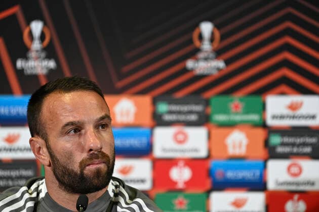 Mathieu Valbuena of Olympiakos during the press conference, PK, Pressekonferenz and training session the day before the Europa League Group D game between Fenerbahce and Olympiakos on September 29, 2021 in Istanbul , Turkey. 