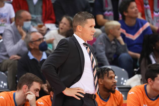 Jako Lakovic Ratiopharm Ulm Headcoach , Telekom Baskets Bonn vs Ratiopharm Ulm, Basketball, 1 Easy Credit Bundesliga, 2 Matchday, 29 09 2021, Telekom Baskets Bonn vs Ratiopharm Ulm, Basketball, 1 Easy Credit Bundesliga, 2 Matchday, 29 09 2021, Photo EIBNER Joerg Niebergall Bonn Copyright: xJoergxNiebergall Eibner-Pressefox EP_JNL