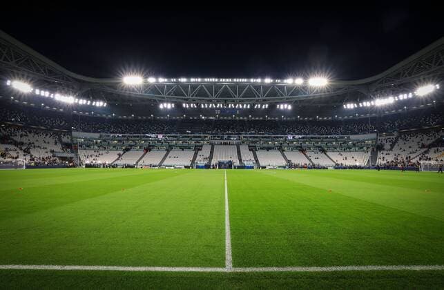 Mandatory Credit: Photo by Simon Dael Shutterstock (12500874d) General view inside the ground Juventus v Chelsea, UEFA Champions League, Group H, Football, Allianz Stadium, Turin, Italy - 29 Sep 2021 EDITORIAL USE ONLY No use with unauthorised audio, video, data, fixture lists, club league logos or live services. Online in-match use limited to 120 images, no video emulation. No use in betting, games or single club league player publications. Juventus v Chelsea, UEFA Champions League, Group H, Football, Allianz Stadium, Turin, Italy - 29 Sep 2021 EDITORIAL USE ONLY No use with unauthorised audio, video, data, fixture lists, club league logos or live services. Online in-match use limited to 120 images, no video emulation. No use in betting, games or single club league player publications. Copyright: xSimonxDael Shutterstockx 12500874d