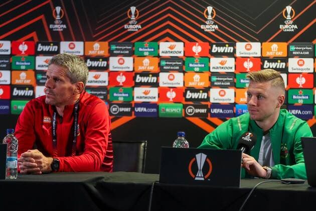 Football, EL, SK Rapid Wien, Press conference