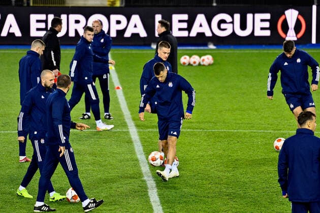 Football, EL, Dinamo Zagreb, Training