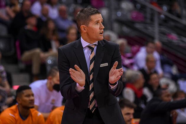 easyCredit BBL, Telekom Baskets Bonn vs ratiopharm ulm, 29 09 2021 Headcoach Jaka Lakovic ratiopharm ulm, easyCredit BBL, Telekom Baskets Bonn vs ratiopharm ulm on 29 09 2021 at Telekom Dome Bonn, Bonn Nordrhein Westfalen Copyright: xBEAUTIFULxSPORTS Mueller-Laschetx