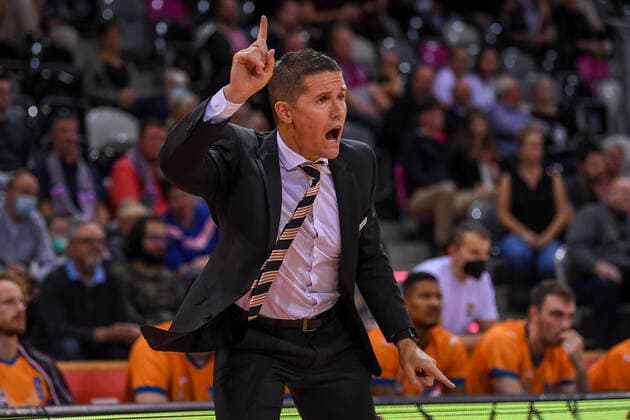 easyCredit BBL, Telekom Baskets Bonn vs ratiopharm ulm, 29 09 2021 Headcoach Jaka Lakovic ratiopharm ulm, easyCredit BBL, Telekom Baskets Bonn vs ratiopharm ulm on 29 09 2021 at Telekom Dome Bonn, Bonn Nordrhein Westfalen Copyright: xBEAUTIFULxSPORTS Mueller-Laschetx
