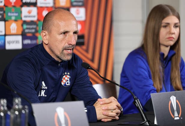 UEFA Europa League - GNK Dinamo Zagreb press Coach of Dinamo Zagreb Damir Krznar speaks on press conference, PK, Pressekonferenz at Cegeka Arena ahead of UEFA Europa league match between Genk and Dinamo Zagreb, in Genk, Belgium on September 29, 2021. MarkoxPrpic PIXSELL