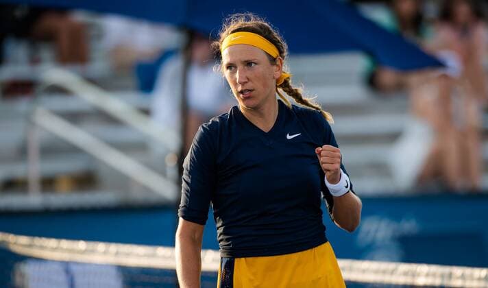 Mandatory Credit: Photo by Rob Prange Shutterstock (12471255dw) Victoria Azarenka of Belarus in action during the second round at the 2021 Chicago Fall Tennis Classic WTA, Tennis Damen 500 tennis tournament Chicago Fall Tennis Classic 2021, Tennis, Chicago, USA - 29 Sep 2021 Chicago Fall Tennis Classic 2021, Tennis, Chicago, USA - 29 Sep 2021  Copyright: xRobxPrange Shutterstockx 12471255dw