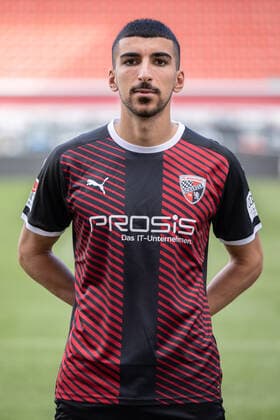 2 BL FC Ingolstadt 04 portrait shooting, team photo, Nassim Boujellab 8, FCI 2 Bundesliga FC Ingolstadt 04 season 2021 2022