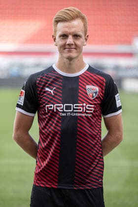 2 BL FC Ingolstadt 04 portrait shooting, team photo, Christian Gebauer 22, FCI 2 Bundesliga FC Ingolstadt 04 season 2021 2022