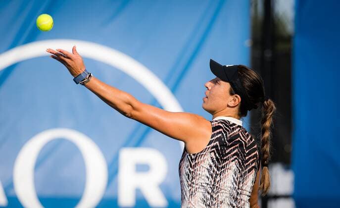 Mandatory Credit: Photo by Rob Prange Shutterstock (12471256s) Jessica Pegula of the United States in action during the third round at the 2021 Chicago Fall Tennis Classic WTA, Tennis Damen 500 tennis tournament Chicago Fall Tennis Classic 2021, Tennis, Chicago, USA - 30 Sep 2021 Chicago Fall Tennis Classic 2021, Tennis, Chicago, USA - 30 Sep 2021  Copyright: xRobxPrange Shutterstockx 12471256s