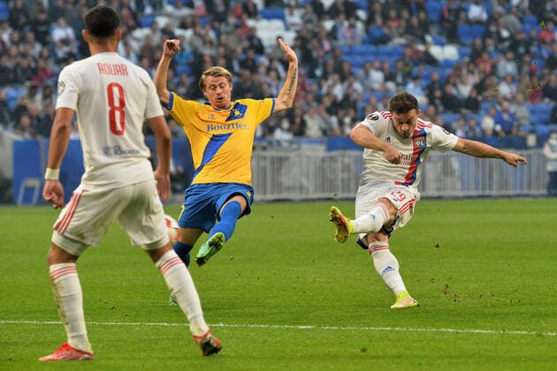 Xherdan Shaqiri (lyon) FOOTBALL : Olympique Lyonnais vs Brondby IF - Ligue Europa - 30 09 2021 FredericChambert Panoramic 
