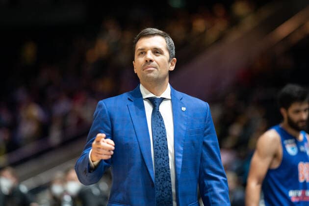 Igor Jovovic Headcoach Syntainics MBC Basketball Loewen Braunschweig Syntainics MBC Basketball Loewen Braunschweig Syntainics MBC, Basketball, BBL, season 2020 2021, 30 09 2021 Braunschweig. Copyright: xEibner-Pressefoto DanielxReineltx EP_DRT