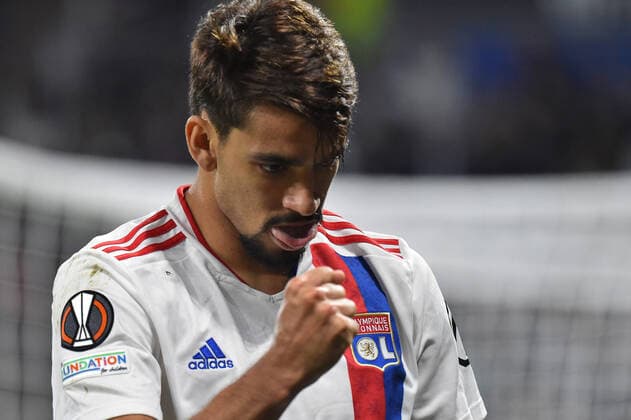 Lucas Paqueta (lyon) FOOTBALL : Olympique Lyonnais vs Brondby IF - Ligue Europa - 30 09 2021 FredericChambert Panoramic 