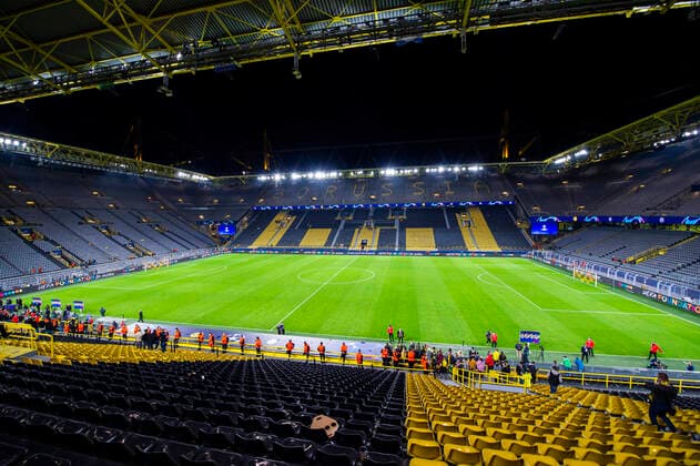 28 09 2021 football, 2021 2022, UEFA UEFA Champions League, 2 matchday, Borussia Dortmund Sporting Lisbon overview, Panorama Westfalenstadion, Signal Iduna Park Dortmund North Rhine Westphalia Germany Signal Iduna Park