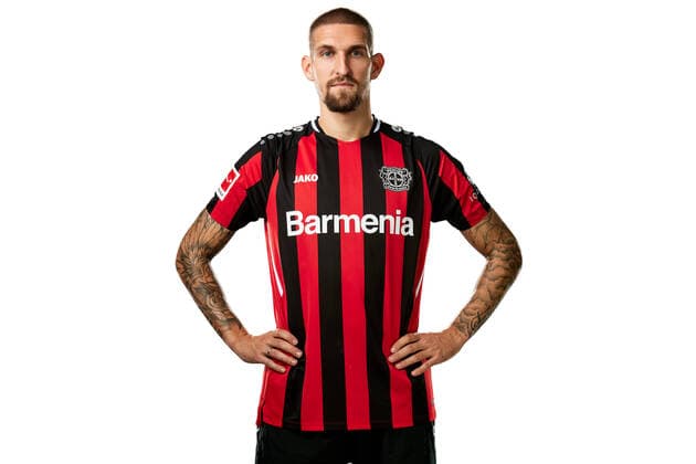 Robert Andrich Bayer 04 Leverkusen 1 BL, portrait date 2021 2022
