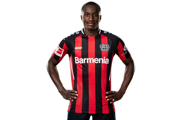 Moussa Diaby Bayer 04 Leverkusen 1 BL, portrait date 2021 2022