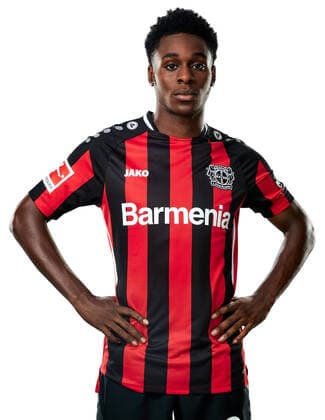 Jeremie Frimpong Bayer 04 Leverkusen 1 BL, port date 2021 2022