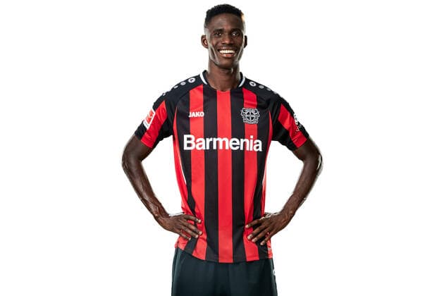 Odilon Kossounou Bayer 04 Leverkusen 1 BL, port date 2021 2022
