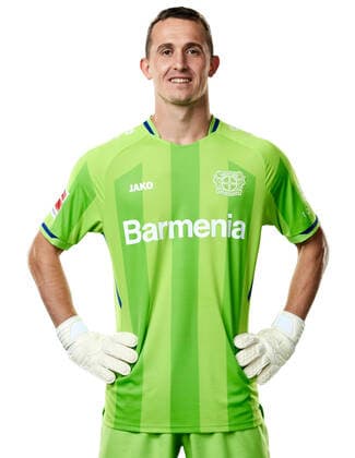 Andrey Lunev Bayer 04 Leverkusen 1 BL, portrait date 2021 2022