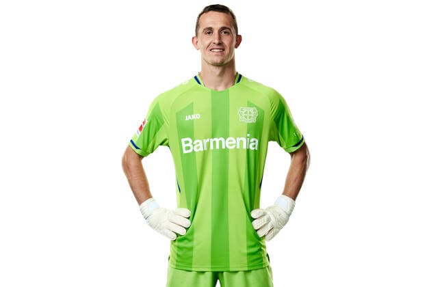 Andrey Lunev Bayer 04 Leverkusen 1 BL, portrait date 2021 2022