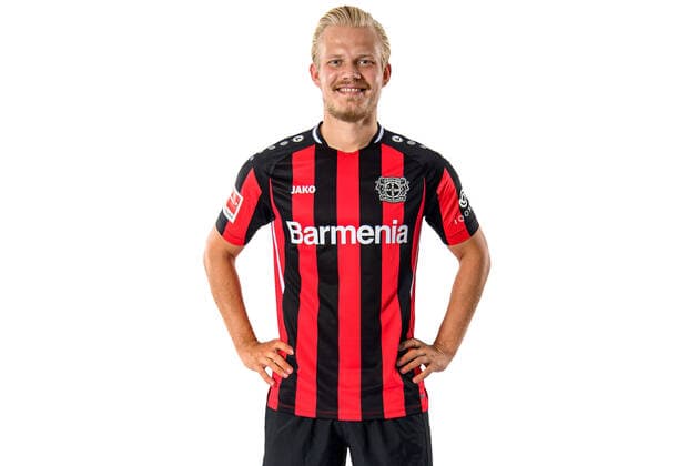 Joel Pohjanpalo Bayer 04 Leverkusen 1 BL, portres date 2021 2022