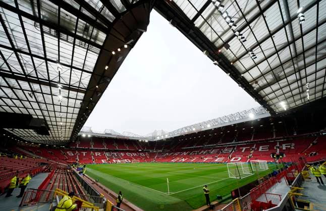 Manchester, England, 2nd October 2021. General view of the stadium during the Premier League match at Old Trafford, Manchester. Picture credit should read: Andrew Yates Sportimage EDITORIAL USE ONLY. No use with unauthorised audio, video, data, fixture lists, club league logos or live services. Online in-match use limited to 120 images, no video emulation. No use in betting, games or single club league player publications. SPI-1222-0010
