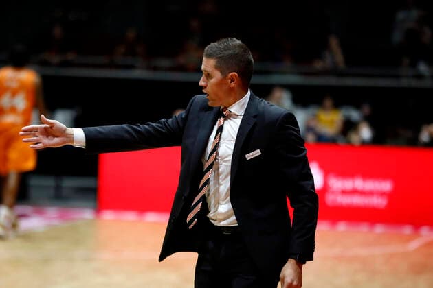 02 10 2021, easyCredit Basketball Bundesliga, Magentasport BBL Cup, 2020 2021 season, men, Chemnitz Niners Ratiopharm Ulm Jaka Lakovic Headcoach , Ratiopharm Ulm Chemnitz Messe Chemnitz Sachsen Germany