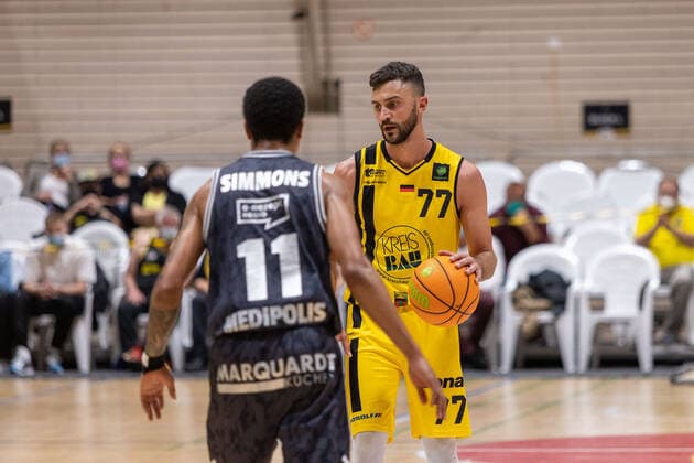 , ¨¨Kirchheim Knights vs Medipolis SC Jena , 2 Basketball Bundesliga, Pro A, Barmer 2 Basketball, Matchday 3, Season 2021 2022, 02 10 2021, ¨¨ Kirchheim Knights vs Medipolis SC Jena , 2 Basketball Bundesliga, Pro A, Barmer 2 Basketball, Matchday 3, Season 2021 2022, 02 10 2021 Kirchheim am Neckar. Copyright: xNinaxSander xEibnerxPressefotoxIx EP_NSR