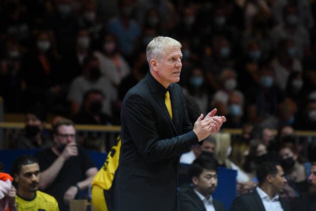 John Patrick MHP Riesen Ludwigsburg , GER, HAKRO Merlins Crailsheim vs MHP Riesen Ludwigsburg, 02 10 2021, Round of 16 BBL Cup, Season 2021 2022 GER, HAKRO Merlins Crailsheim vs MHP Riesen Ludwigsburg, 02 10 2021, Round of 16 BBL Cup, Season 2021 2022 Crailsheim Copyright: xEibner MichaelxMemmlerx EP_MMR