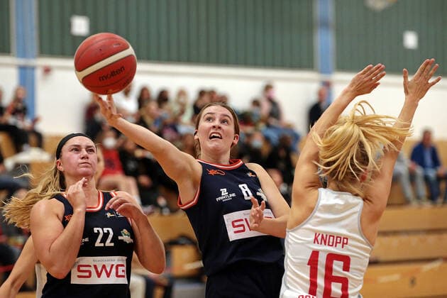 Basketball, 2. BL, Bender Baskets Grünberg - Panthers Academy Osnabrück